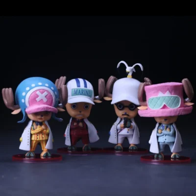 Alternative view of 4Pcs One Piece Tony Tony Chopper Cos MARINE Sengoku Sakazuki Ornament