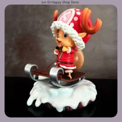Alternative view of 16CM One Piece Tony Tony Chopper Christmas Version Figure