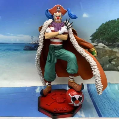 Alternative view of 26cm One Piece Clown Buggy Figures PVC Statue Model