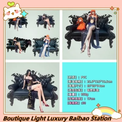 Alternative view of Boa Hancock Nami Sitting On Sofa Statue